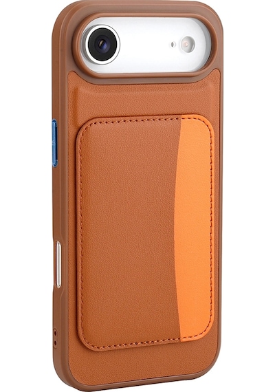 Apple Uyumlu iPhone 17 Air Kılıf Kartlıklı Zore X-kart Silikon Kapak Çok Renkli