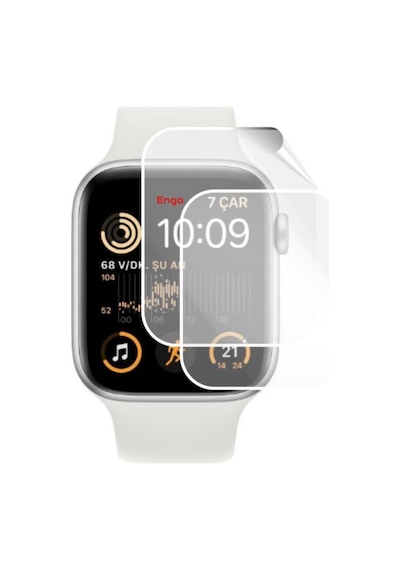 Apple Uyumlu  Watch Se 44 Mm Ekran Koruyucu Şeffaf Tpu Film 2 Adet