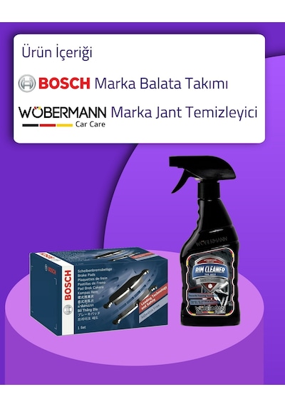 Renault Clio 4 2011-2017 Bosch Ön Fren Balatası