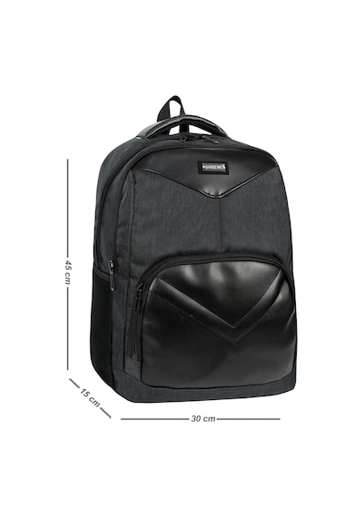 Galb Leather Gunluk Ve Okul Kullanimi Laptop Bolmeli Sirt Cantasi siyah