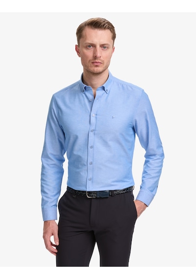 Pierre Cardin Erkek Mavi Gömlek Desenli 50325365-vr036