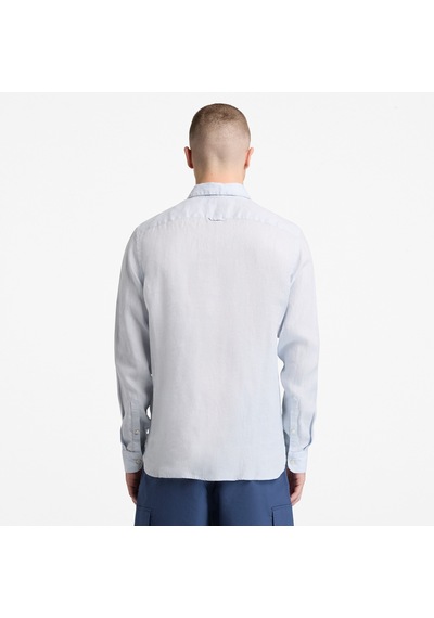 Timberland Mill Brook Linen Shirt Erkek Gömlek-33319 Açık Mavi