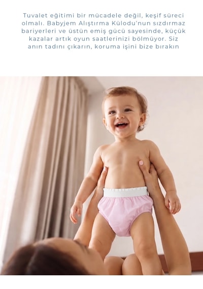 Babyjem Alıştırma Külodu 2'li Paket 3 Yaş Pembe