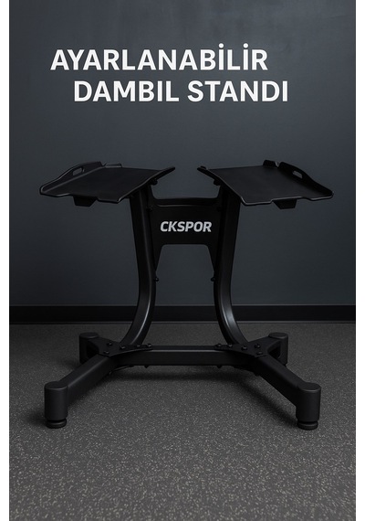 Ayarlanabilir Dambıl Ve Stand Seti 2 X 24 Kg Ayarlanabilir Mekanizmalı Dambıl + Dambıl Standı