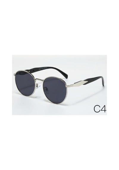 Unisex Çelik Çerçeve Güneş Gözlüğü Es124 Metalik - 712219964 Gri
