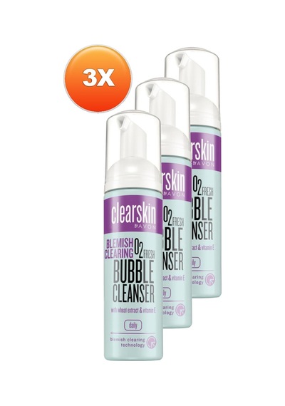 Avon Clearskin Blemish Köpük Temizleyici 3 x 150 ML