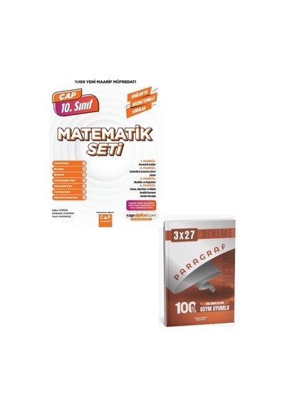 Çap 2027 10. Sınıf Matematik Maarif Model Set+anla Kazan Paragraf