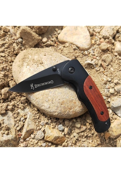 Valkyrie Browning Fa15 Katlanabilir Çakı Kamp Cep Bıçağı Çok Renkli