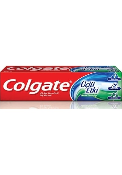 Colgate Üçlü Etki Nane Ferahlığı Diş Macunu 100 ML