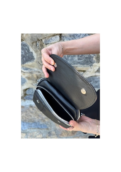 Just Polo Kadın Çapraz Askılı Günlük & Özel Günlere Uygun Lüks Fermuarlı Mini El Ve Omuz Çantası 20 X 17 Cm Taş 32252093