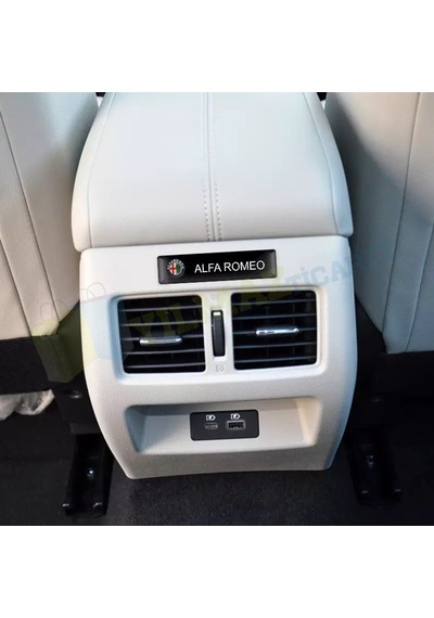 Alfa Romeo Logo Kapı Kolu Torpido Ayna Damla Sticker Etiket
