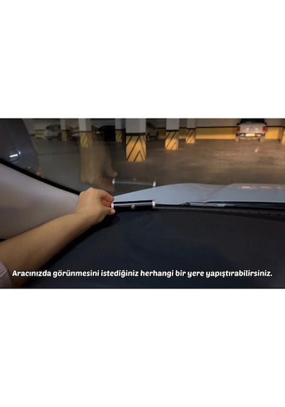 Livx Alüminyum Kasa Çevirmeli Araç Park Telefon Numaratör Siyah