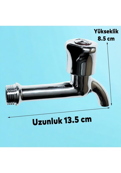 Feyzayapı Uzun Musluk Süzgeçli Tuvalet Bahçe Lavabo Musluğu Ara Musluk