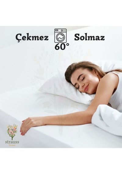 Home Premium Lastikli Çarşaf Yüksek Yataklara Özel 40cm Yükseklik Penye %100 Pamuk 150gr/m2 Oeko Tex Hardal