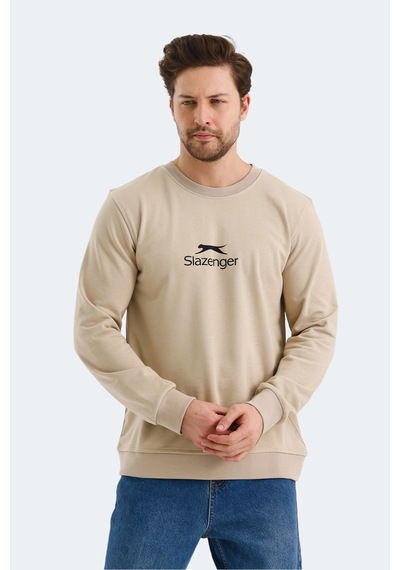 Slazenger Ortwın Erkek Bej Sweatshirt Bej