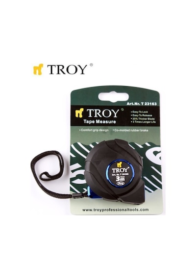 Troy 23165 Stoperli Şerit Metre 5mx25 MM Troy 23165 Stoperli Şerit Metre 5mx25 MM
