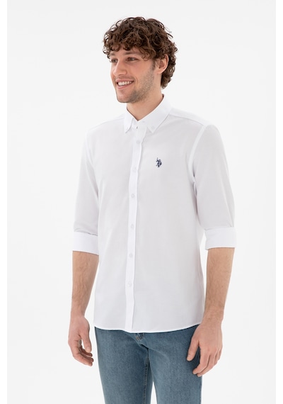 U.s. Polo Assn. Erkek Beyaz Gömlek Basic 50306338-vr013 Beyaz