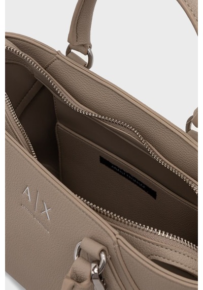 Armani Exchange Logolu Çıkarılabilir Askılı Çanta Kadın Çanta Xw003143 Af26569 U6208 Ekru