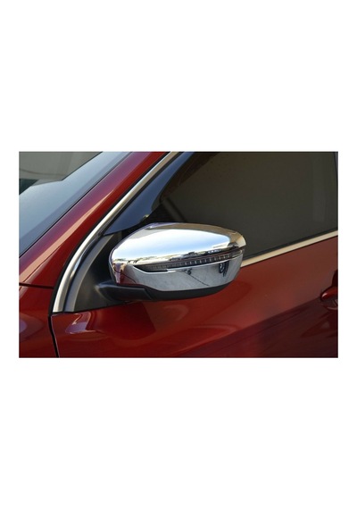 Nissan Qashqai Krom Ayna Kapağı 2 Parça Abs 2014-2020 Arası