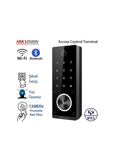 Hıkvısıon Ds-k1t510ebwx-e1 Wı-fı+bluetooth+proxımıty+şifre+yüz Tanıma Geçiş Kontrol Terminali Ip65