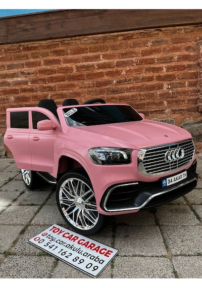 Audi Akülü Araba 0-6 Yaş Pembe Pembe