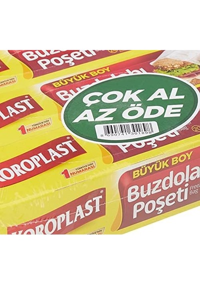 3&apos Lü Çok Al Az Öde Ekonomik Paket Büyük Boy 60&apos Lı Buzdolabı Poşeti, Sızdırmaz & Bpa İçermez Gıda Saklama Torbası, Et, Tavuk, Balık, Sebze, Meyve, Çorba, Sos, Peynir, Kuruyemiş, Sandviç