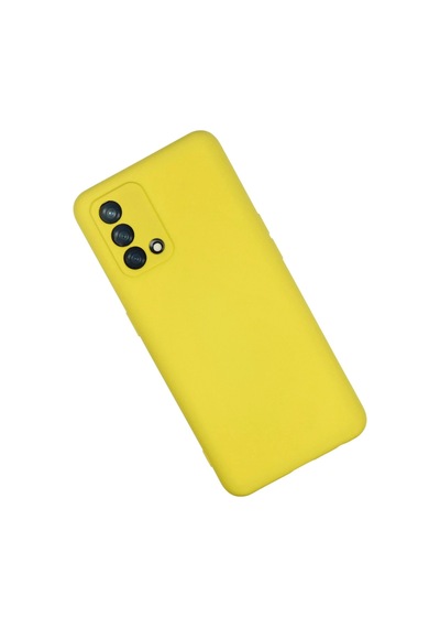 Newface Oppo A74 4g Kılıf Nano İçi Kadife Silikon Semeglbl - 67 - Sarı
