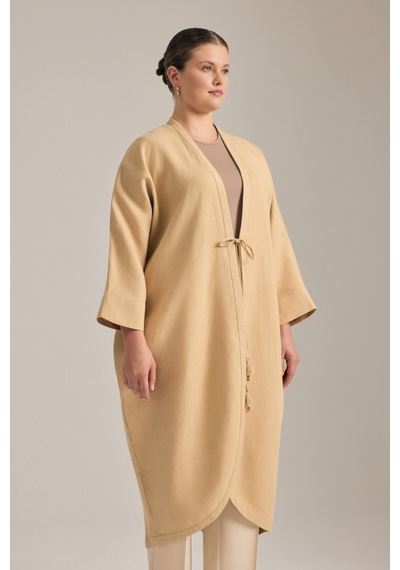 Aker Önden Bağcıklı Kimono Taş Taş