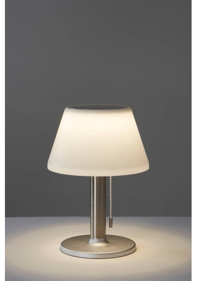 Solia Güneş Enerjili Led Masa Lambası, 3 Parlaklık Seviyesi, Ip44, 200 Lm, Iç Ve Dış Mekan Gri