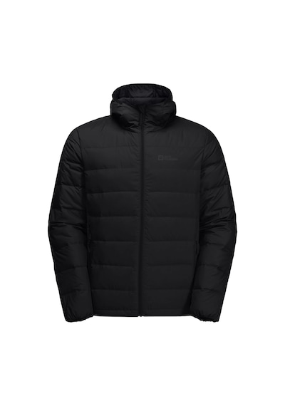 Jack Wolfskin Ather Down Hoody Erkek Outdoor Montu Siyah