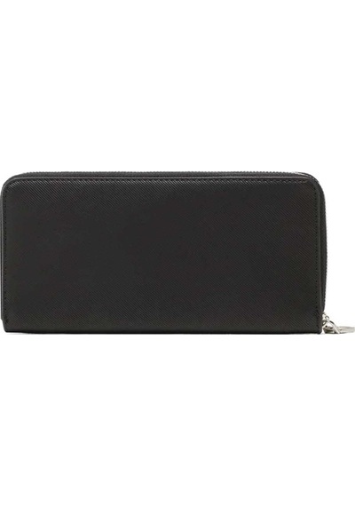 Calvin Klein Sculpted Zip Around Kadın Cüzdan Siyah K60k610350 Siyah