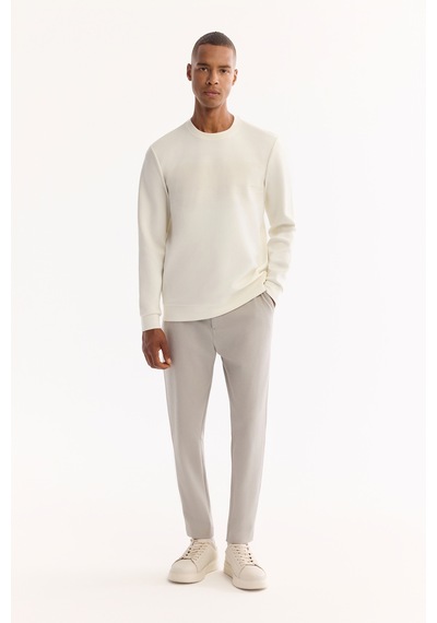 Avva Erkek Siyah Bisiklet Yaka Pamuklu Bi-stretch Baskılı Regular Fit Sweatshirt A52y1215 Ekru Avva Erkek Siyah Bisiklet Yaka Pamuklu Bi-stretch Baskılı Regular Fit Sweatshirt A52y1215 Ekru