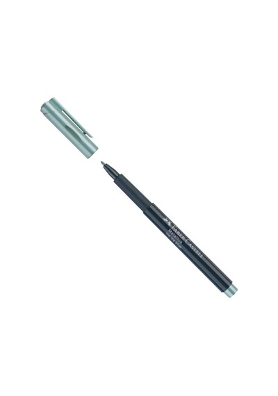 Metalik Marker Kalem 1.5 Mm Keçe Uçlu 1 Adet Faber Metalik Markör Turkuaz