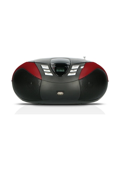 Lenco Scd-37 Usb Kırmızı - Taşınabilir Fm Radyo Cd Ve Usb Oynatıcı - Kırmızı