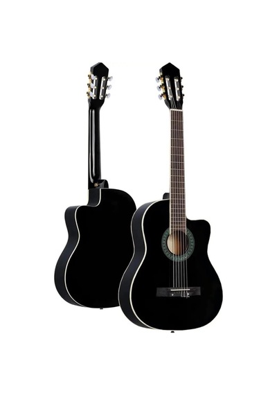 Bg3900 4/4 Klasik Gitar Kesik Kasa Sap Ayarlı Gül Klavye Flatolu Set