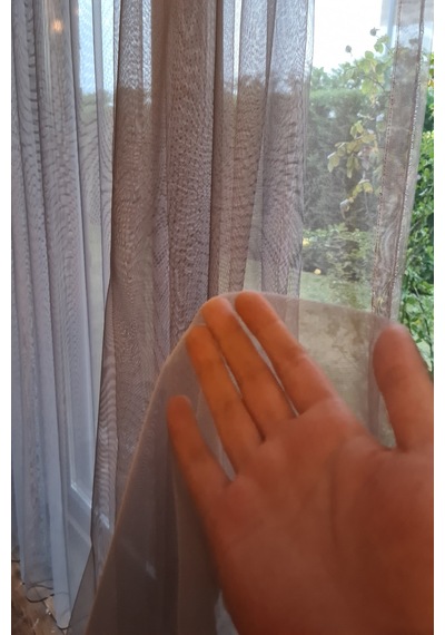 Antrasit Koyu Gri Düz Tül Antrasit