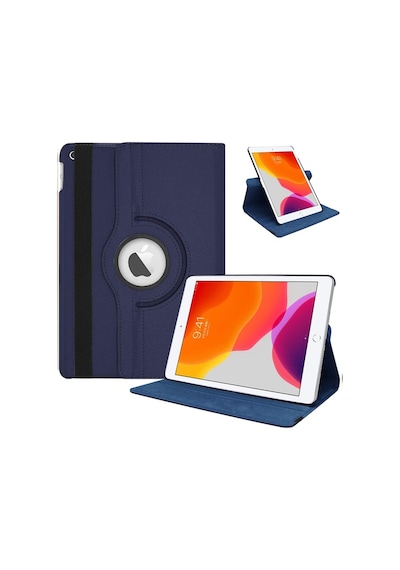 Apple Uyumlu iPad 10.2 2021 (9.Nesil) Kılıf 360 Dönen Standlı Deri Kapak 550475497