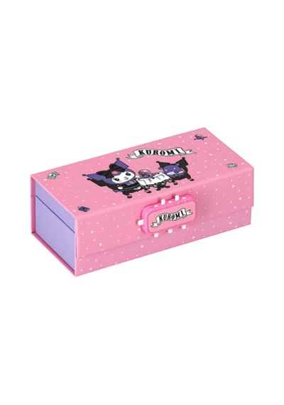 Kuromi Kilitli Kalemlik Pembe Çok Renkli