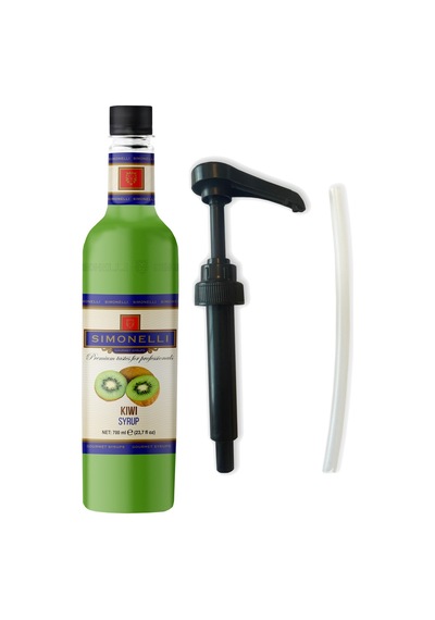 Simonelli Kivi Kahve Şurubu 700 ML + Pompa