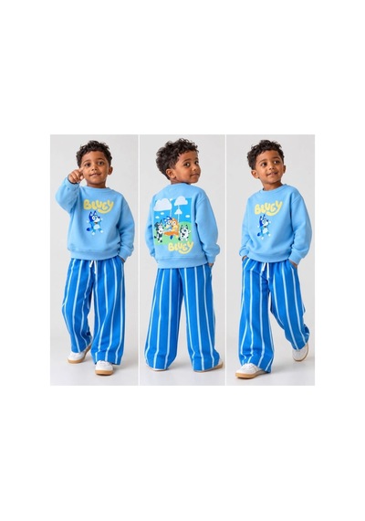 Luccokids Bluey Cocuk Takım Mavi Mavi