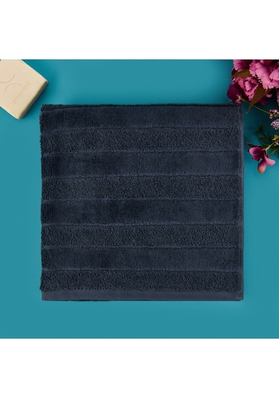 Soft Kadife Yüz Havlusu - Antrasit - 50x100 Cm Renkli