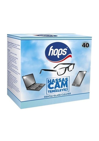 Hops Hassas Cam Temizleyici 40 Adet