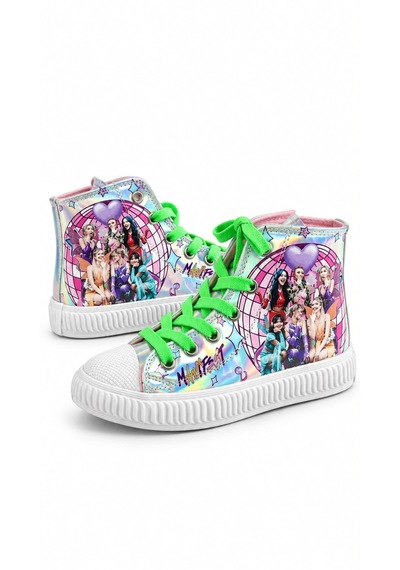 Nese Shoes Manifest Kız Çocuk Işıklı Sneaker.spor Ayakkabı Açık Gri