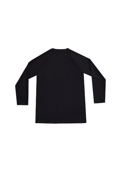 Neopy Uv Korumalı Genç Uzun Kollu Tek Üst Mayo Erkek Çocuk Tshirt 5317 Siyah Siyah