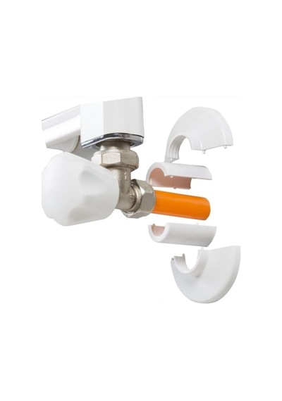 Havlupan Boru Gizleme/ayarlı- Beyaz - Ahb100 Siyah