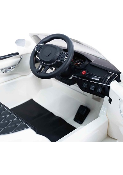 Dolu Grandex 12 Volt Kumandalı Akülü Araba Beyaz