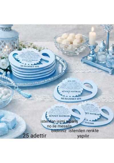 Mevlüt İçin Özel Magnet Kişiye Özel 25 Adettir No 97