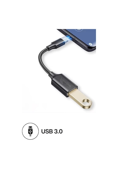 Otg Veri Kablosu Tip C Usb 3.0 Adaptörü A Hızlı Veri Aktarma Cep Telefon Tablet Pc Araba İçin Kablo