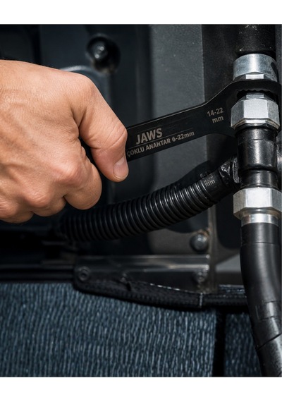 Evrensel Çok Amaçlı Anahtar 6 22 Mm İnç Ve Metrik Uyumlu Güçlü Tork Performansı -