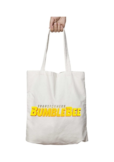Art Hediye Transformers Bumblebee E İki Taraf Kalıcı Yıkanabilir Okul Plaj Omuz Bez Çanta Çok Renkli